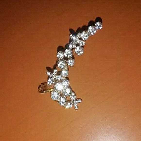 💋BOHO CLIP RHINESTONE EARRING CUFF!!! - Picture 5 of 6